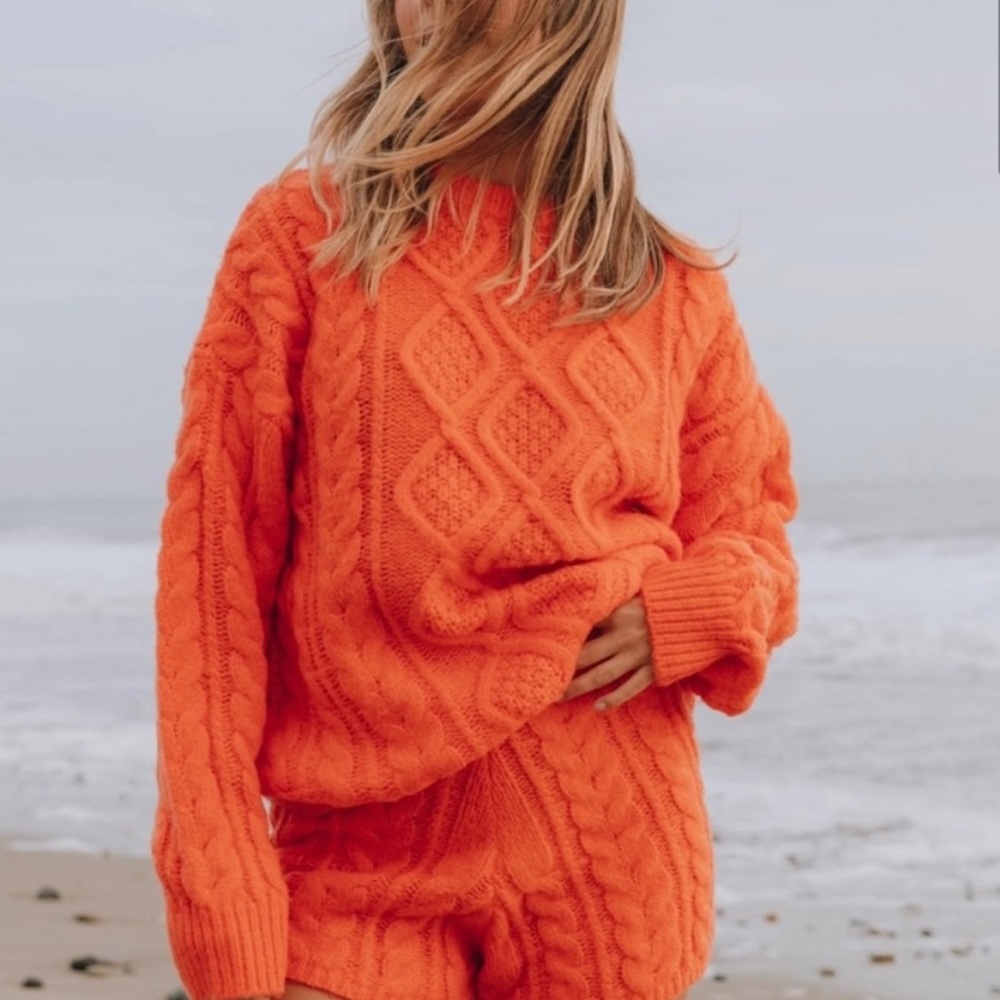 Daily Drills Orange Sweater XS/S